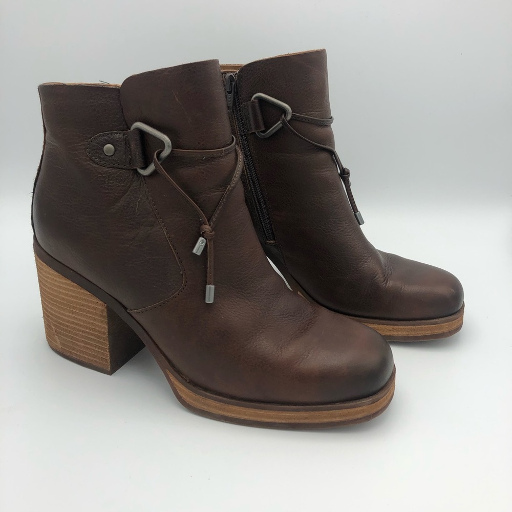 Brown Leather Ankle Boots